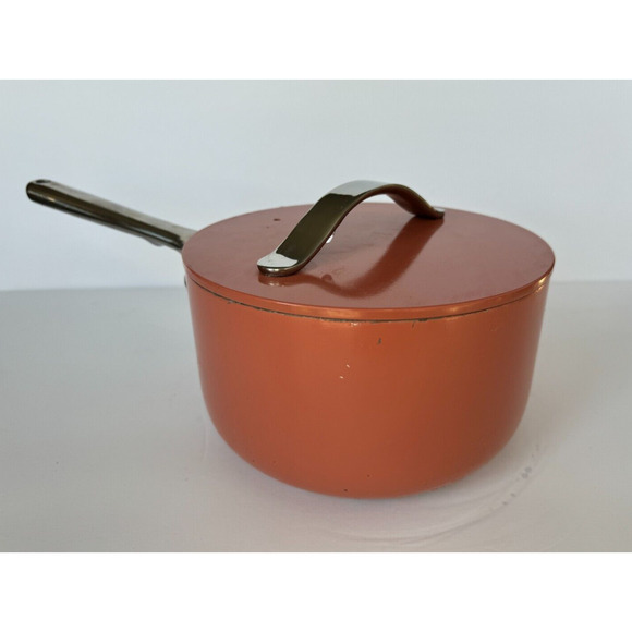 CARAWAY 3qt Sauce Pan Ceramic Nonstick Non-toxic Cookware Pericotta with Lid - Picture 5 of 11
